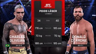 UFC Classic Charles Oliveira vs Donald Cerrone  FULL FIGHT [upl. by Inalak]