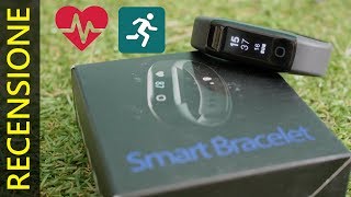 OROLOGIO FITNESS con sensore battito cardiaco Recensione Smart Bracelet Mpow [upl. by Joella]