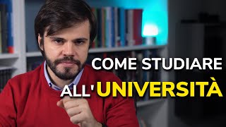 Come STUDIARE allUNIVERSITÀ il miglior METODO di STUDIO UNIVERSITARIO [upl. by Artur]