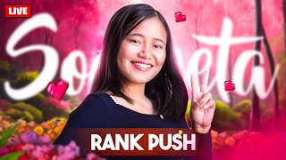 NEW CS SEASON  Rank Push💕 Free Fire Live with Sooneeta💖Mobile FF Queen is HERE🔥Free Fire Live ff [upl. by Ferriter]