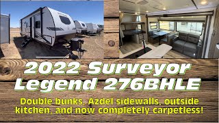 Discover the Perfect Family Getaway 2022 Forest River Surveyor Legend 276BHLE [upl. by Forrer954]