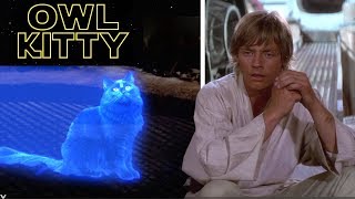 Star Wars  with my cat OwlKitty [upl. by Idnir]