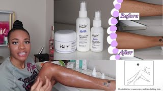 Pansly Hair Removal amp Growth Inhibitor Review [upl. by Elrae]