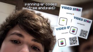 video star panning qr codes paid and free 🧇 panning effect screen float [upl. by Afira]