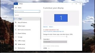 Windows 10  How To Change Screen Resolution and Size [upl. by Eillak88]