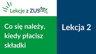 Lekcja 2 Lekcje z ZUS [upl. by Elamor]