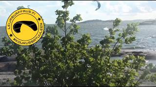 Kitesurfing jumps and tricks in Hanko Finland [upl. by Smiley349]