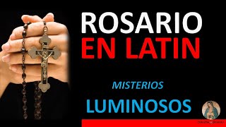 Rosario en Latín con Letra Misterios Luminosos Mysteria Lucis [upl. by Blank985]