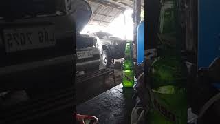 walang check engine Nissan calibre pero low power at makapal Ang usok pag arankada [upl. by Devad]