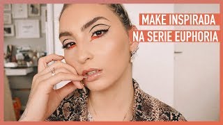 MAQUIAGEM INSPIRADA NA SERIE EUPHORIA  TUTORIAL [upl. by Orsino]