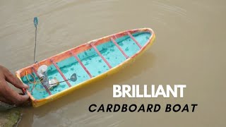 Cardboard Boat Building project [upl. by Naimaj]