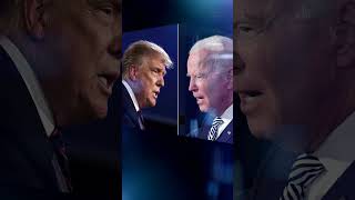 Biden vs Trump CNN debate differences Shorts [upl. by Wymore]