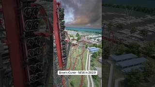 Cedar point new for 2025 rollercoaster “Sirens Curse” [upl. by Sucul]