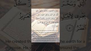 Surah AzZumar  Beautiful Qirat  Ayat 4 To 5  Daily Quran Recitation [upl. by Ulita269]