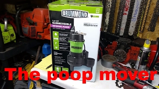 harbor freight 12 HP Sewage Pump kinda review tear down note shop language in use [upl. by Luckett]