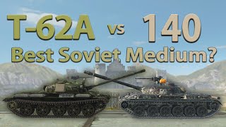 WOT Blitz Face Off  T62A vs Object 140 [upl. by Kuo]