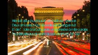 JOE DASSIN  Les Champs Elysées  Lyrics [upl. by Dettmer]