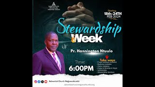 Najja75 DAY 4  21th February 2024 Stewardship Week Pr Hannington Ntuulo [upl. by Souvaine]