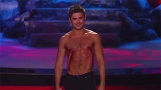 Shirtless Zac Efron Shows Off Great Bod [upl. by Anileba]