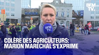 Colère des agriculteurs linterview de Marion Maréchal depuis Bruxelles [upl. by Eisserc]