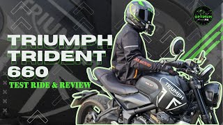 Triumph Trident 660 Review and Test Ride [upl. by Meekahs]