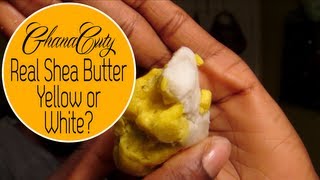 What Color Is Real  Raw Shea Butter [upl. by Slaohcin88]