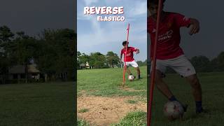 Learn the Reverse Elastico Football Trick 🤯✅ shorts [upl. by Akili]