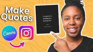 How to Create 30 Instagram Quotes in 10 minutes Using Canva and AI [upl. by Zippel]