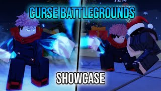 Curse Battlegrounds Showcase New JJK Battlegrounds Game [upl. by Ariaic]