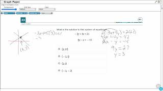 Algebra 1 STAAR Practice Solving Systems of Equations A5C  14 [upl. by Adachi]