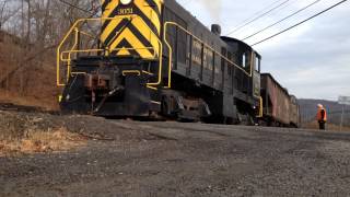 Cooperstown and Charlotte Valley Railroad GG1 move [upl. by Yannodrahc]