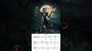 Jacks Lament from THE NIGHTMARE BEFORE CHRISTMAS  Violin Sheet Music [upl. by Ulberto]