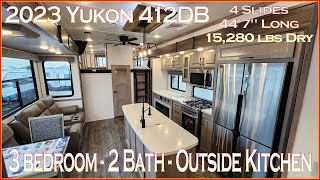 2023 Yukon 412DB Two Bathrooms Two Bedroom With a Loft Fifth Wheel by Dutchmen at Couchs RV Nation [upl. by Emmeram]