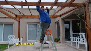 Como hacer una pérgola en madera paso a paso [upl. by Ingham]