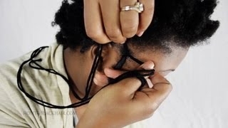 How To Do Yarn BraidsGenie Locs Step By Step Tutorial Part 2 [upl. by Dett]