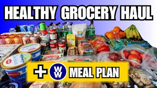 ✨HEALTHY✨WW WEEKLY GROCERY HAUL🛒 PLUS Weight Watchers Meal Plan for the Week  WW POINTS INCLUDED [upl. by Elstan]