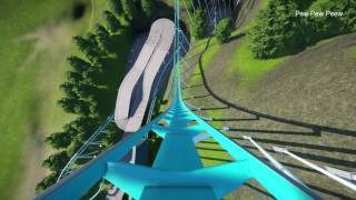 Planet Coaster Insanity Giga Coaster [upl. by Airdnaz]