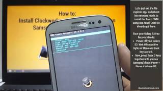 Install ClockworkMod Recovery using another custom recovery [upl. by Nuhsal]