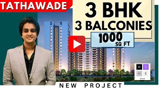 3 BHK with 3 Balconies at Tathawade PCMC  New Project in Pune  Budget Friendly 2amp3 BHK [upl. by Eillor828]