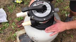 How To Change The Sand In a Pool Filter [upl. by Alessandro845]