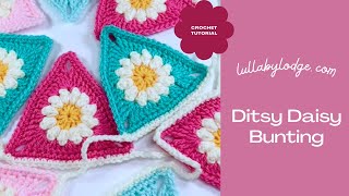 Crochet Pretty Pennants With This Beautiful Bunting Tutorial [upl. by Vina]