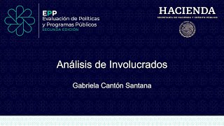 Análisis de involucrados [upl. by Napra]