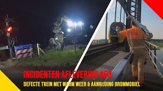 Defecte trein met warm weer amp Aanrijding met brommobiel  Incidentenbestrijders 63 [upl. by Rego]