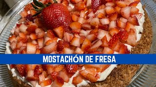 Mostachón de Fresa 🍓  So Delicious 💕 [upl. by Llecrup]