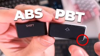 Keycaps ABS vs PBT  Qual escolher [upl. by Candless417]