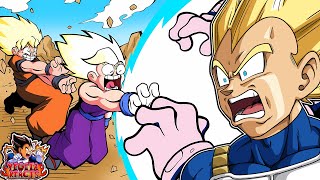 WHAT AM I WATCHING  Vegeta Reacts To Draggin BallZ Gohan Vs Cell [upl. by Oona92]