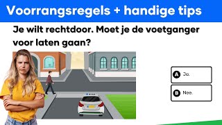 Voorrangsregels theorie examen [upl. by Ztnarf]