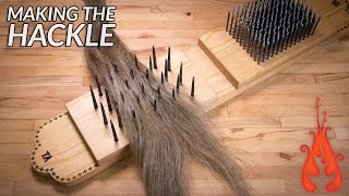 Making the hackle Growing 1 m² of FLAX part 4 [upl. by Baker]