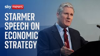 Sir Keir Starmer delivers speech on Labours economic strategy [upl. by Armington839]