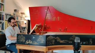 Chambonnières  Allemande  Chaconne  Andreas Gilger harpsichord [upl. by Ehsiom]